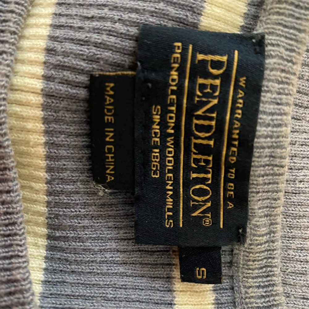 Pendleton Striped Sweater Euc - image 3